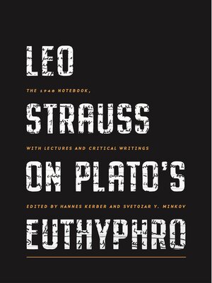 cover image of Leo Strauss on Plato's Euthyphro